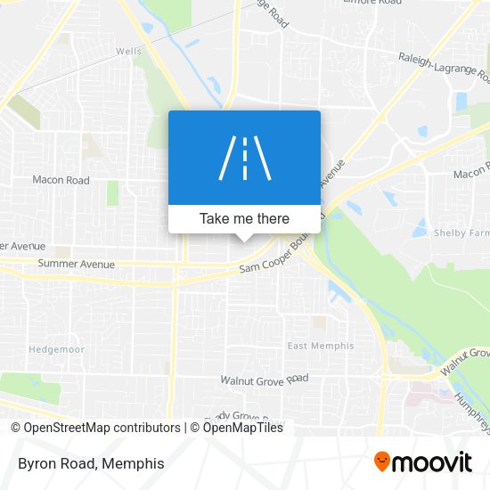 Mapa de Byron Road