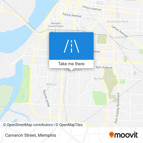 Cameron Street map