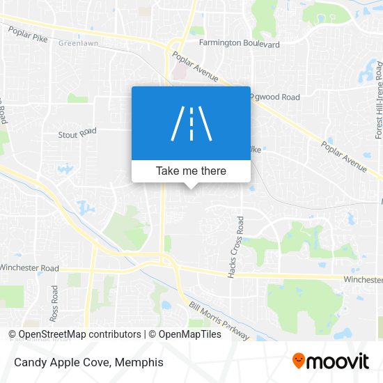 Mapa de Candy Apple Cove