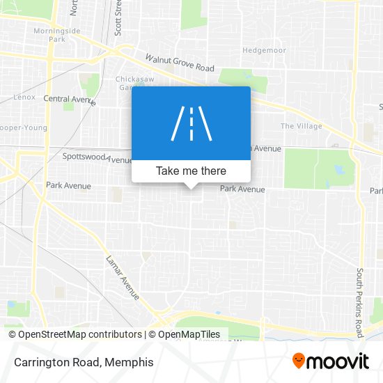 Carrington Road map