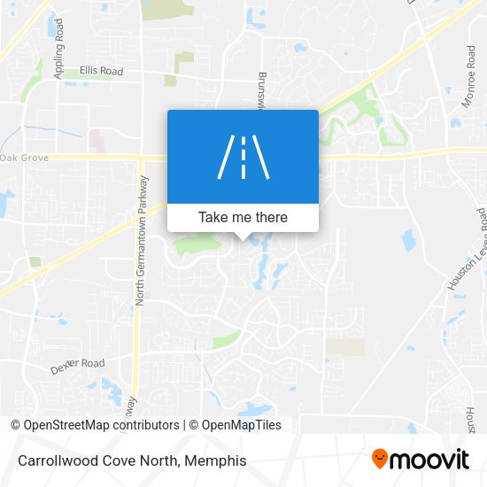 Carrollwood Cove North map