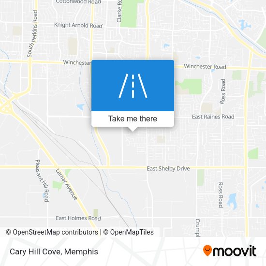 Mapa de Cary Hill Cove