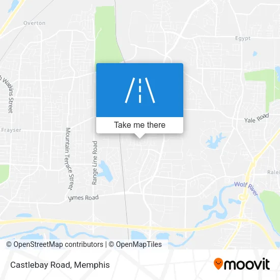 Castlebay Road map