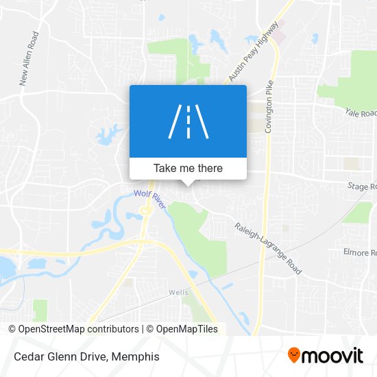 Mapa de Cedar Glenn Drive