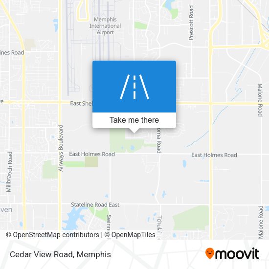 Mapa de Cedar View Road