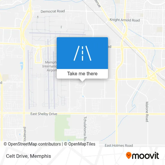 Celt Drive map