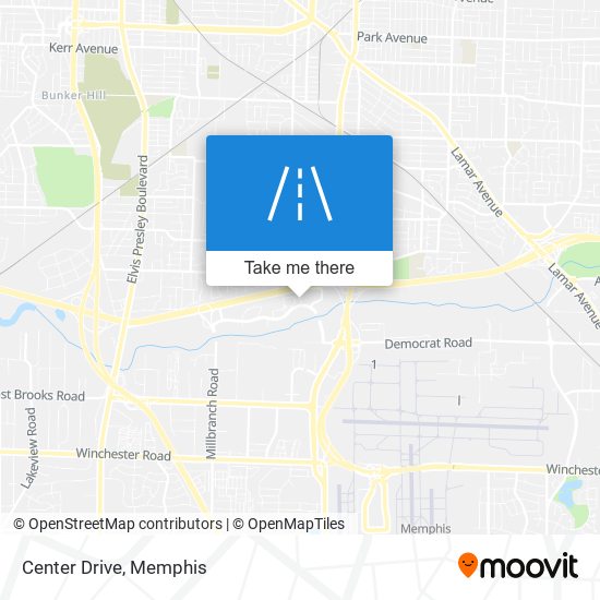 Mapa de Center Drive