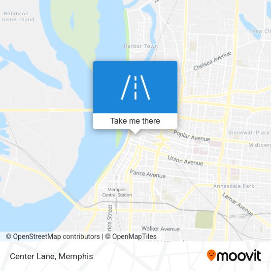 Mapa de Center Lane