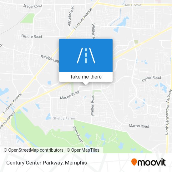 Century Center Parkway map