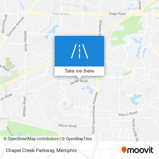 Chapel Creek Parkway map