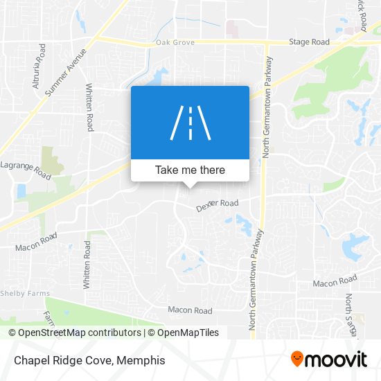 Mapa de Chapel Ridge Cove