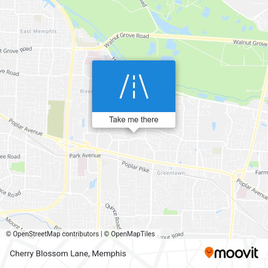 Cherry Blossom Lane map