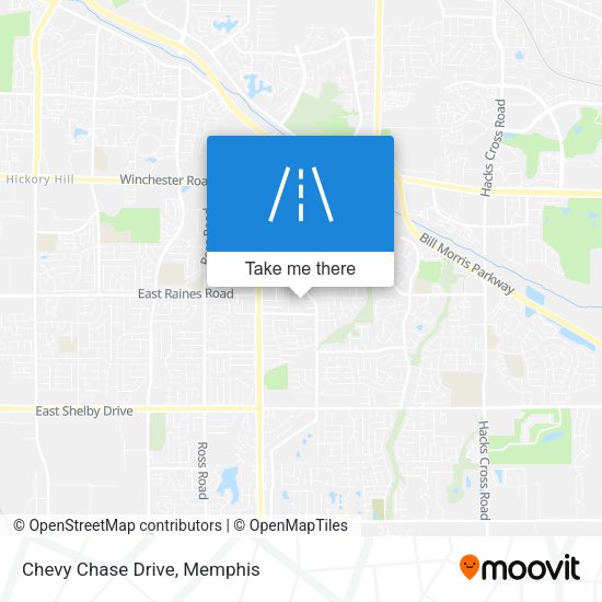 Mapa de Chevy Chase Drive