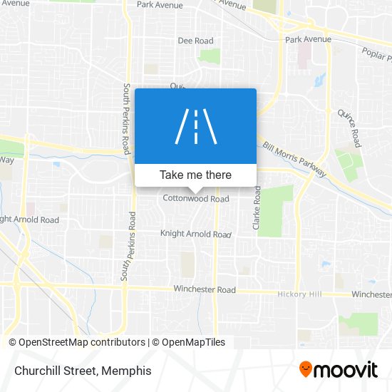 Churchill Street map