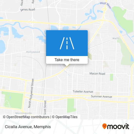 Mapa de Cicalla Avenue