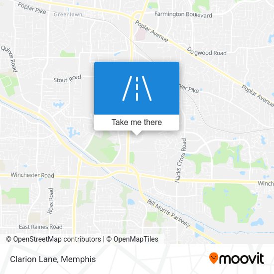 Mapa de Clarion Lane