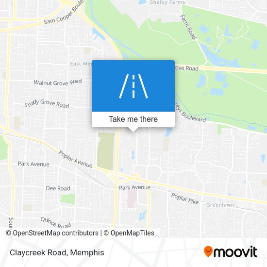 Mapa de Claycreek Road