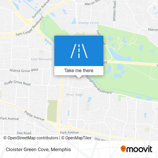 Cloister Green Cove map