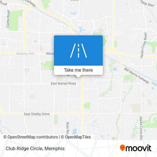 Mapa de Club Ridge Circle