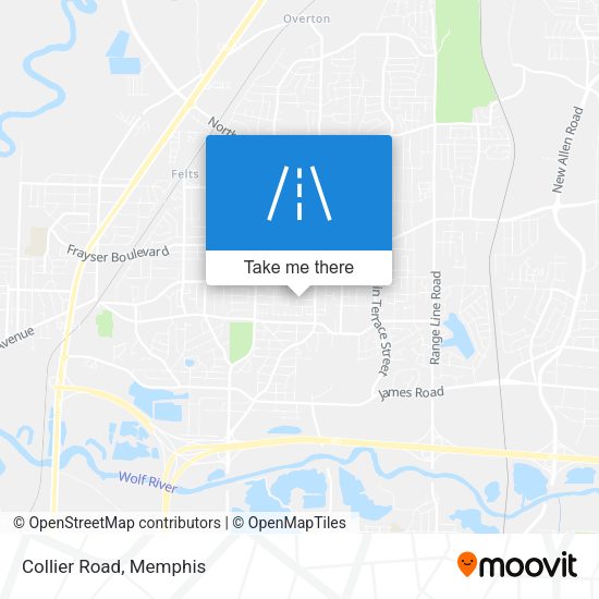 Mapa de Collier Road