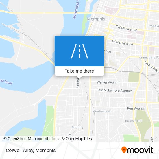 Mapa de Colwell Alley