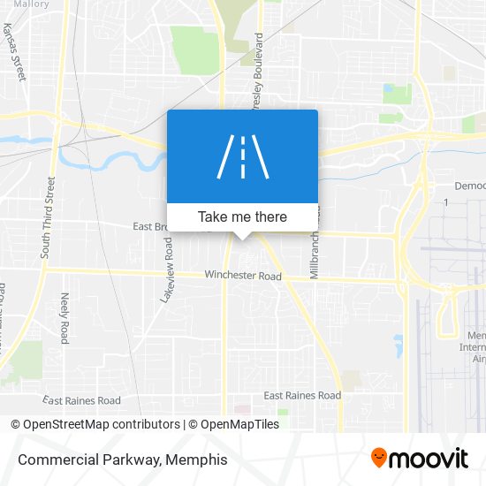 Commercial Parkway map