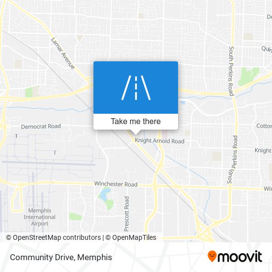 Community Drive map