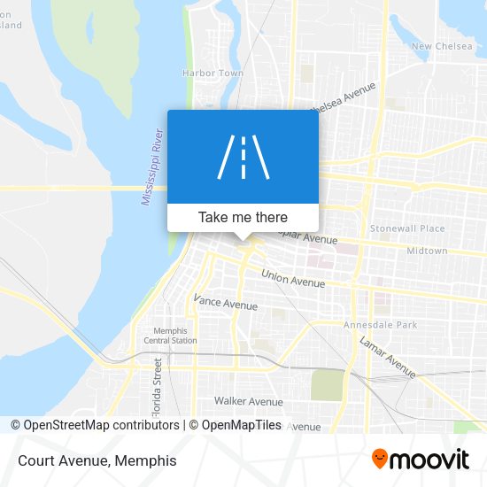 Mapa de Court Avenue