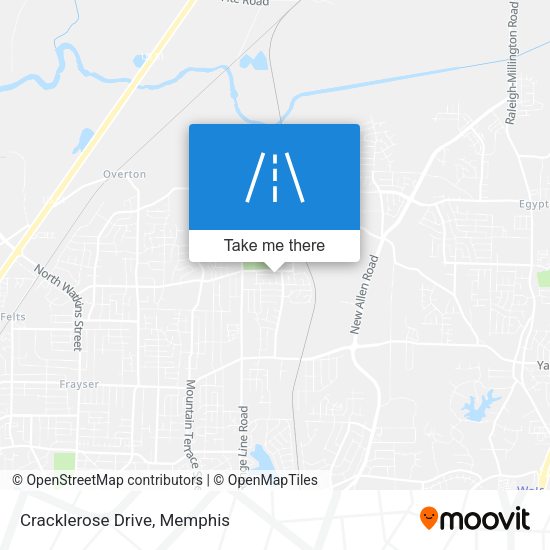 Mapa de Cracklerose Drive