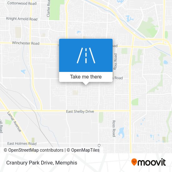 Cranbury Park Drive map
