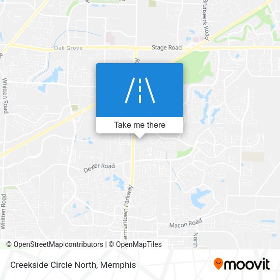 Creekside Circle North map