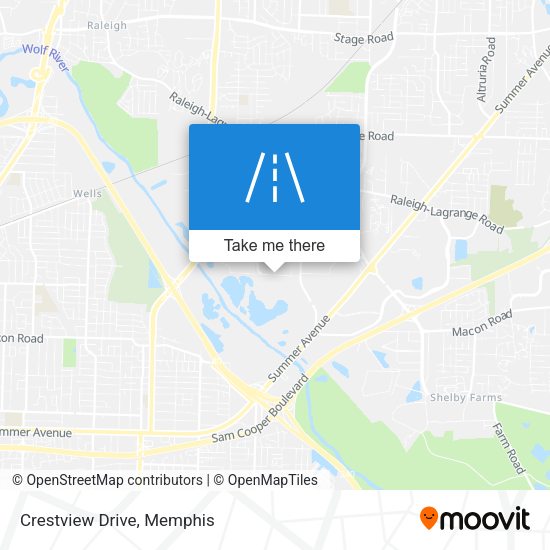 Mapa de Crestview Drive