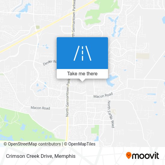 Crimson Creek Drive map