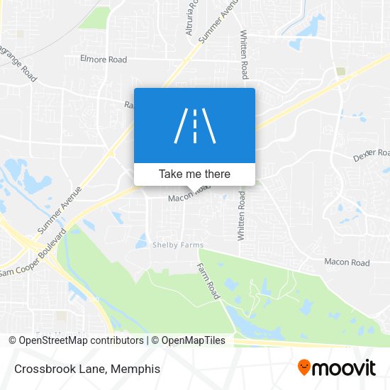 Crossbrook Lane map