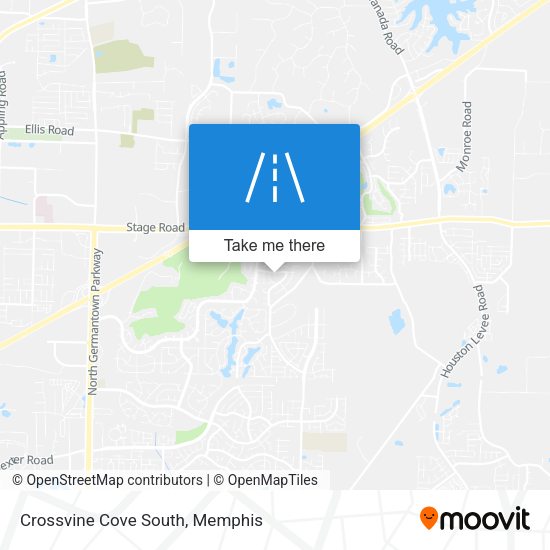 Crossvine Cove South map
