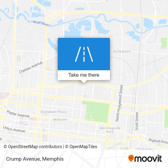Mapa de Crump Avenue