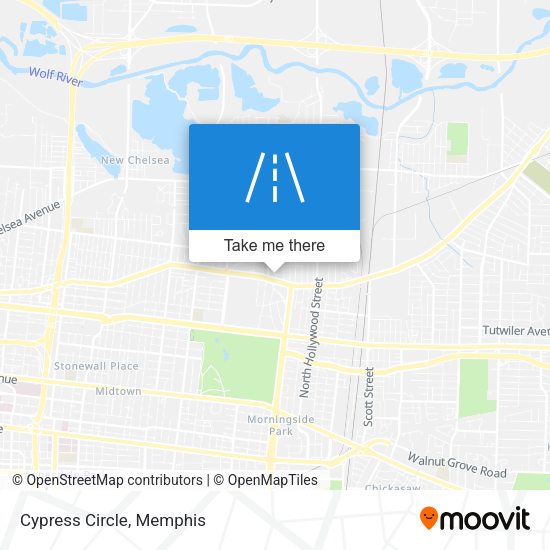 Mapa de Cypress Circle