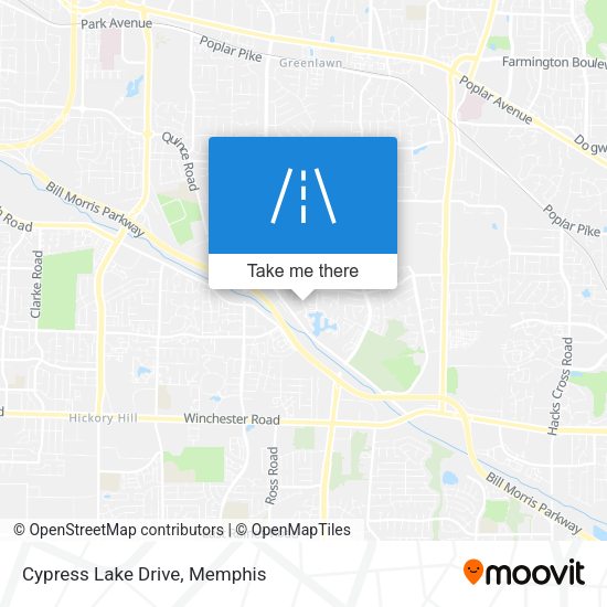 Mapa de Cypress Lake Drive