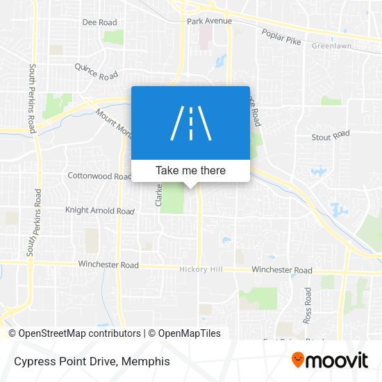 Cypress Point Drive map