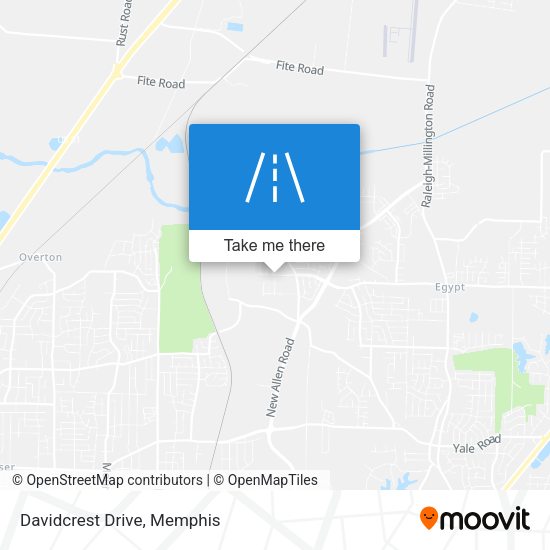 Mapa de Davidcrest Drive