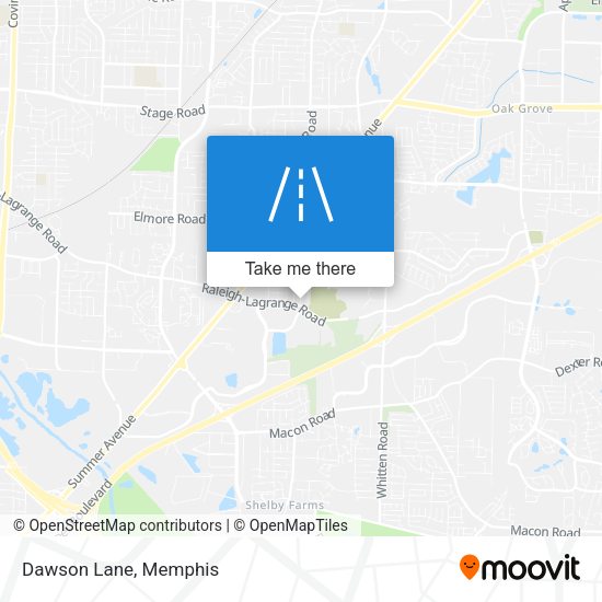 Mapa de Dawson Lane