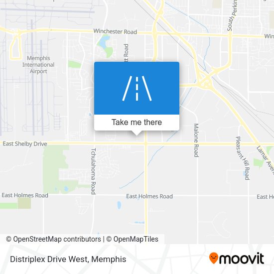 Mapa de Distriplex Drive West