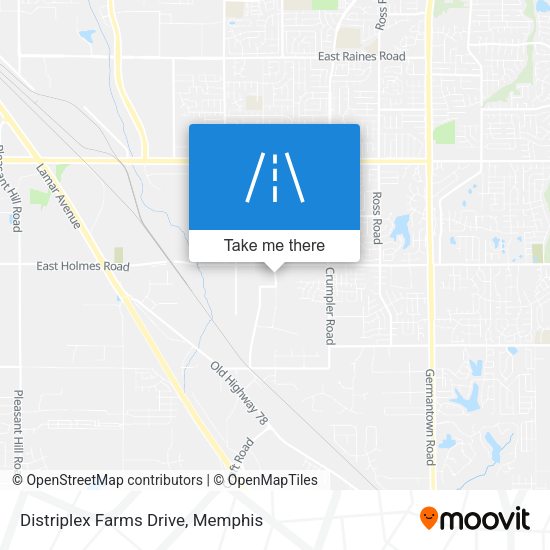 Mapa de Distriplex Farms Drive