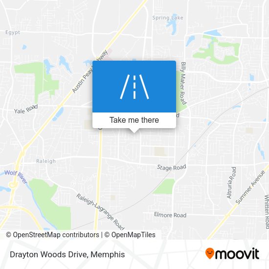 Drayton Woods Drive map