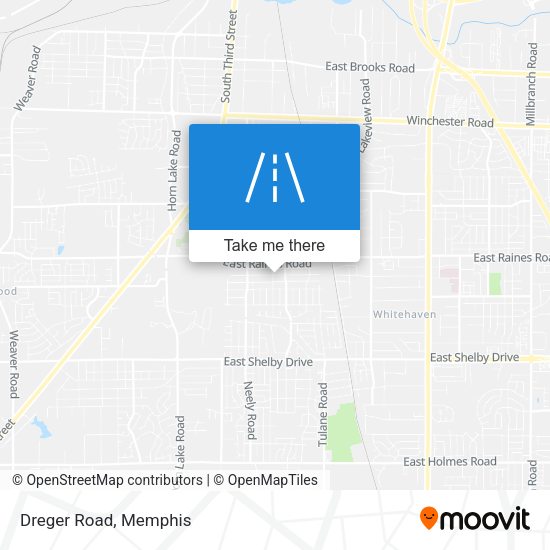 Mapa de Dreger Road