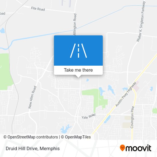 Mapa de Druid Hill Drive