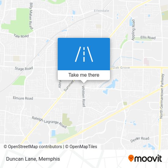 Mapa de Duncan Lane