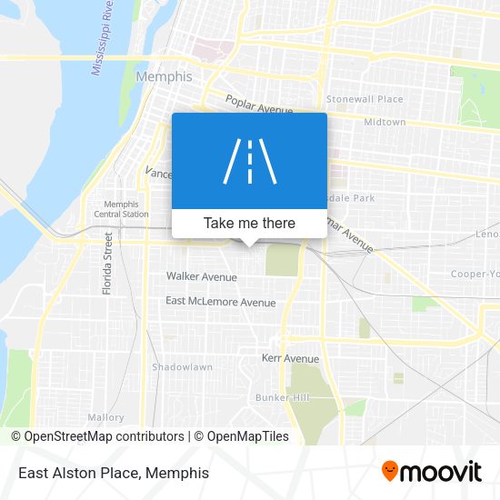 Mapa de East Alston Place