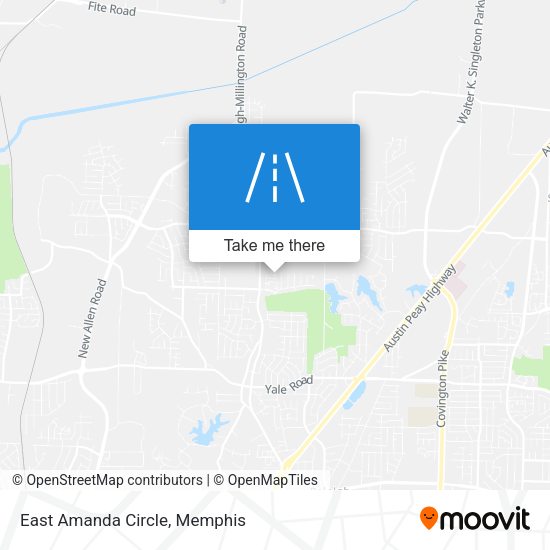 Mapa de East Amanda Circle