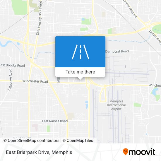 East Briarpark Drive map